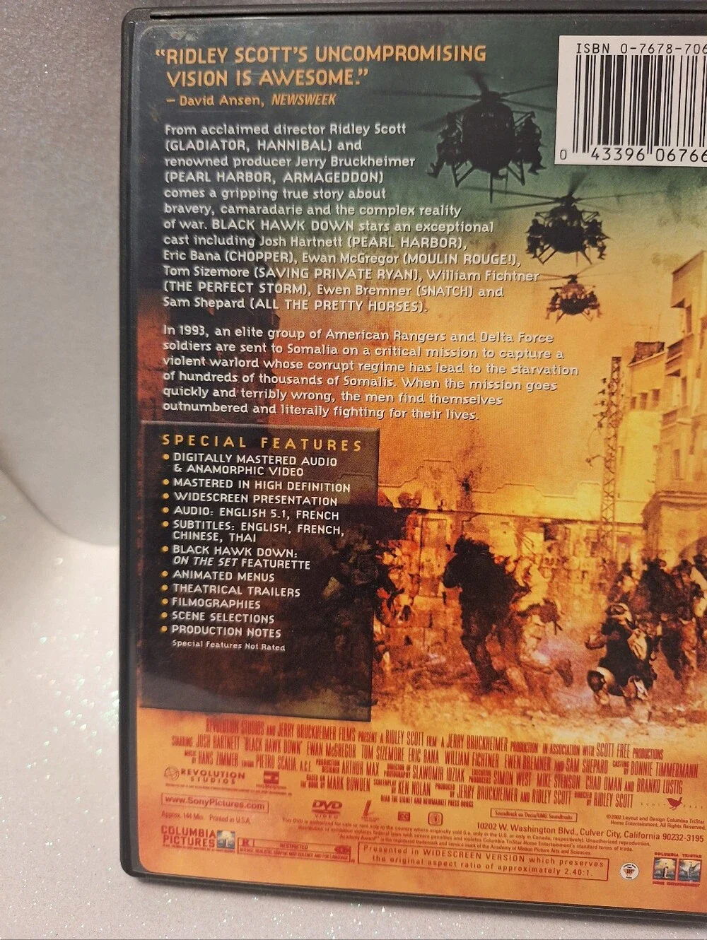 Black Hawk Down Dvd